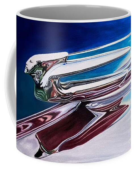 Lasalle Coffee Mug featuring the drawing Lady LaSalle by David Neace CPX