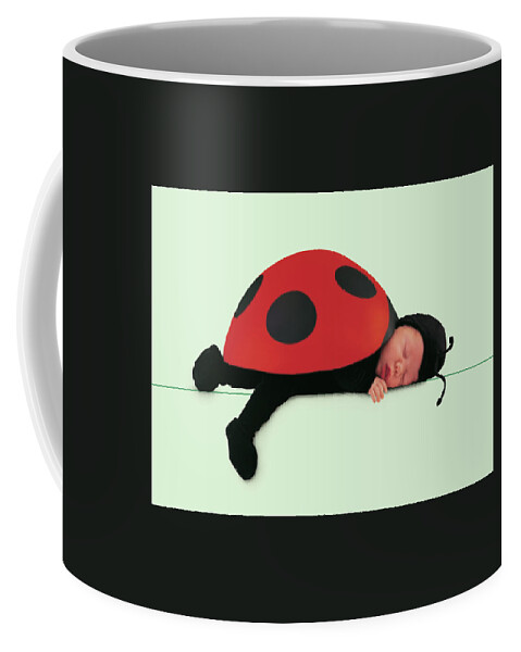 Ladybug Coffee Mug featuring the photograph Ladybug #1 by Anne Geddes