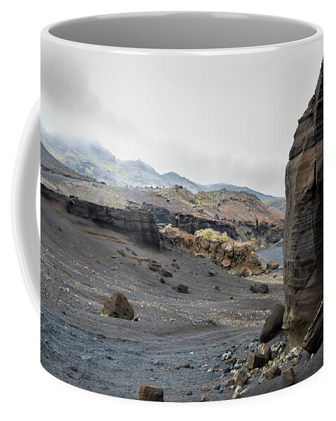 Iceland Coffee Mug featuring the photograph Lake Kleifarvatn shores by RicardMN Photography