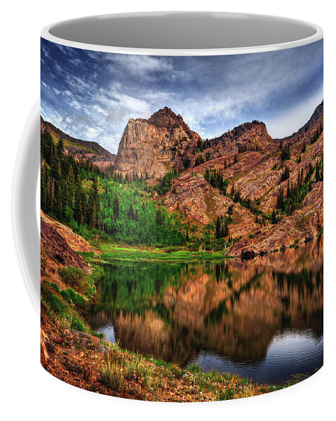 Lake Coffee Mug featuring the photograph Lake Lillian, Utah by Abbie Matthews