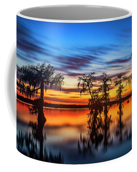Andy Crawford Photography Coffee Mug featuring the photograph Lake Martin Sunset by Andy Crawford