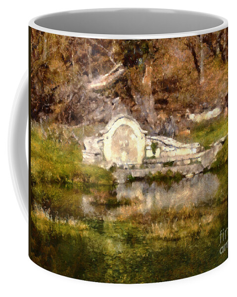 Lake Coffee Mug featuring the painting Lake of St.James by Alexa Szlavics