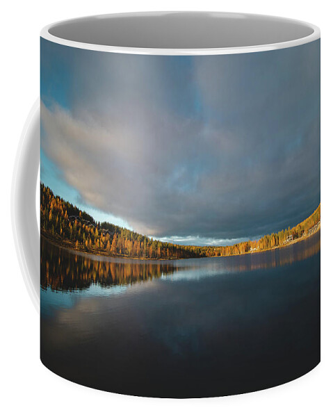 Relax Coffee Mug featuring the photograph Lake Syvajarvi, in Hyrynsalmi, Finland by Vaclav Sonnek