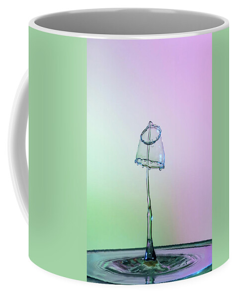 Abstract Coffee Mug featuring the photograph Lampshade 2 by Sue Leonard
