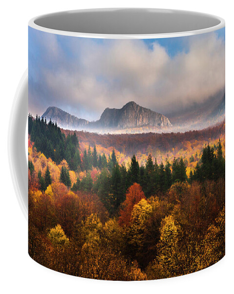 Balkan Mountains Coffee Mug featuring the photograph Land Of Illusion by Evgeni Dinev