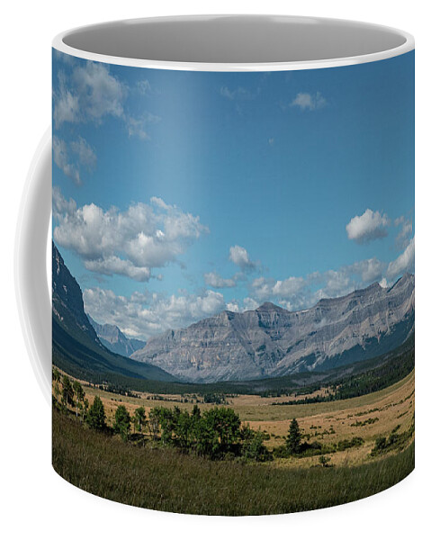 Landscape Coffee Mug featuring the photograph Landscape in the Alberta Rockies by Karen Rispin