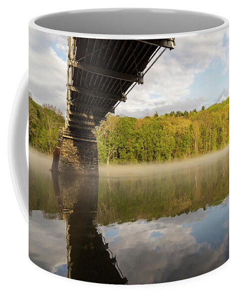 Photographs Coffee Mug featuring the photograph Landscape Photography - Dingman's Ferry Bridge by Amelia Pearn