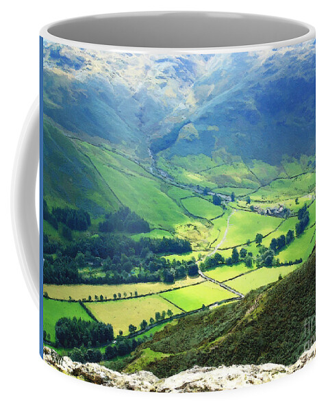 Langdale Coffee Mug featuring the photograph Langdale Valley by Brian Watt