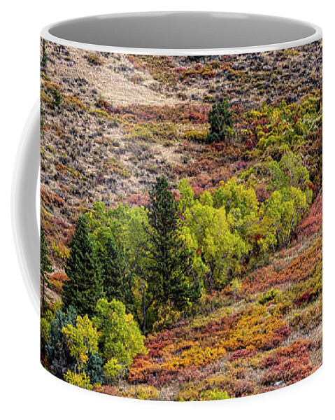 Jon Burch Coffee Mug featuring the photograph Laramie River Fall Colors by Jon Burch Photography