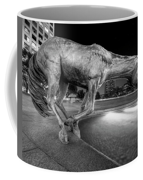 Horse Coffee Mug featuring the photograph Las Colinas Mustang 02 by HawkEye Media