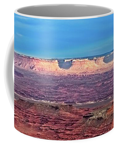Landscape Coffee Mug featuring the photograph Last Light In The Canyonlands by Loren Gilbert