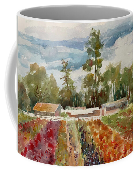 John Svenson Coffee Mug featuring the painting Late Season Exhibit by John Svenson