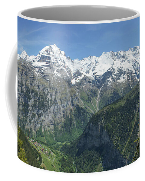Famous Place Coffee Mug featuring the photograph Lauterbrunnen Valley by Brian Kamprath