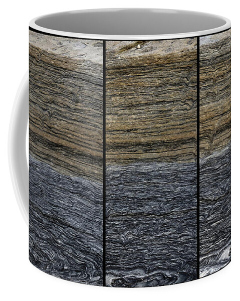 Layers Coffee Mug featuring the photograph Layers Of Rock by Jeff Townsend