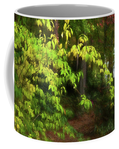 Leaves Coffee Mug featuring the photograph Leaves of Lemon and Lime in Autumn by Ola Allen