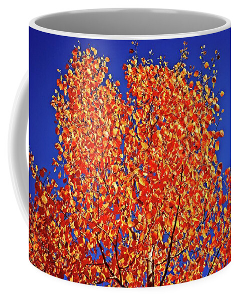 Orange Coffee Mug featuring the photograph Leaves Of Orange by David Desautel