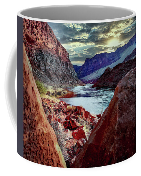 Lee's Ferry Coffee Mug featuring the photograph Lee's Ferry Sunrise by Bradley Morris