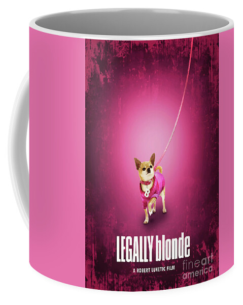 Movie Poster Coffee Mug featuring the digital art Legally Blonde by Bo Kev