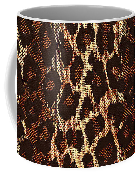 Leopard Print Coffee Mug featuring the photograph Leopard Print by Susan Rissi Tregoning