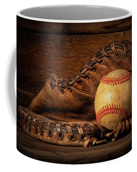 Baseball Coffee Mug featuring the photograph Let's Play Catch by Chuck Rasco Photography