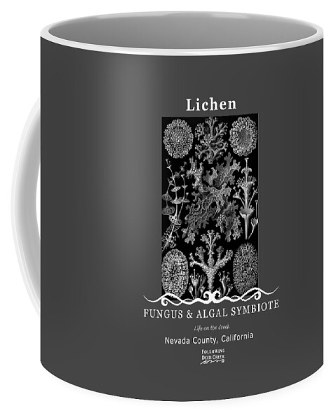 Lichen Coffee Mug featuring the digital art Lichen by Lisa Redfern
