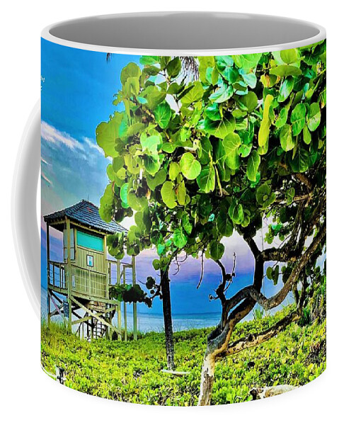 Lifeguard Coffee Mug featuring the photograph Life is a Beach by John Anderson