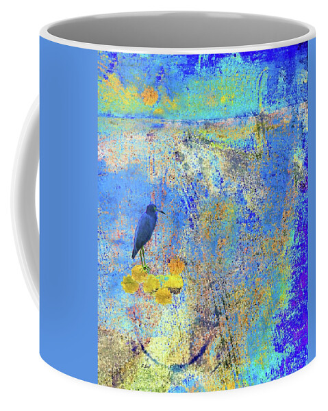 Abstract Coffee Mug featuring the mixed media Life in the Tropics by Sharon Williams Eng