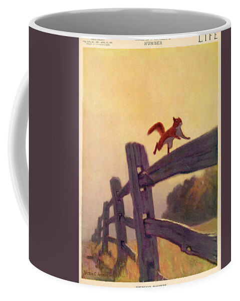 Life Magazine Cover Coffee Mug featuring the mixed media Life Magazine Cover, April 27, 1911 by Victor C Anderson