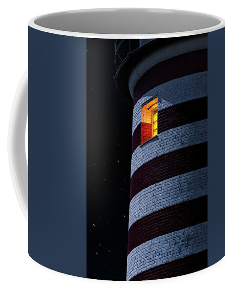 Lighthouse Coffee Mug featuring the photograph Light From Within by Marty Saccone