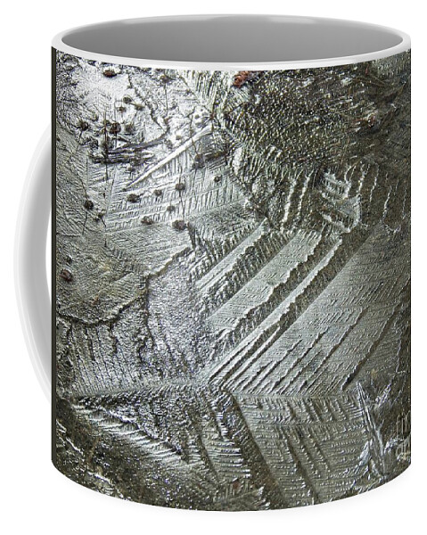 Ice Formations Coffee Mug featuring the photograph Light on the frozen path by Nicola Finch