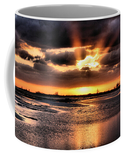 Light Coffee Mug featuring the photograph Light Through the Clouds by Montez Kerr