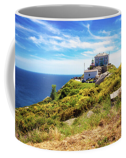 Fishing Coffee Mug featuring the photograph Lighthouse Cape Finisterre - 1 by Jordi Carrio Jamila