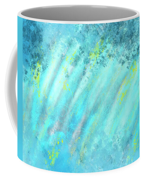 Lightning Coffee Mug featuring the digital art Lightning by Ruth Harrigan