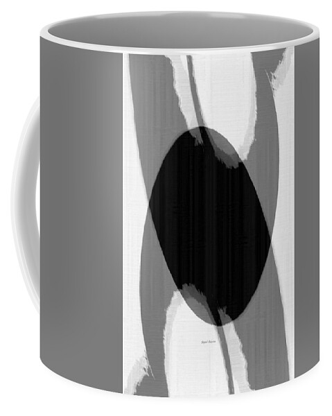 Abstract Coffee Mug featuring the painting Like Minds Meeting by Rafael Salazar