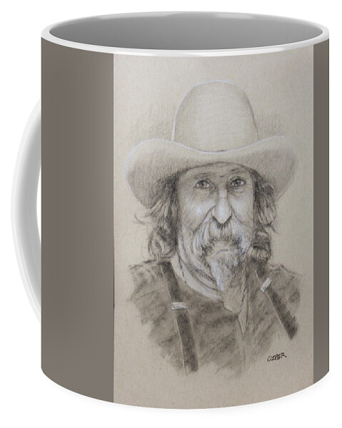 Lil Coffee Mug featuring the painting Lil Grizz by Todd Cooper