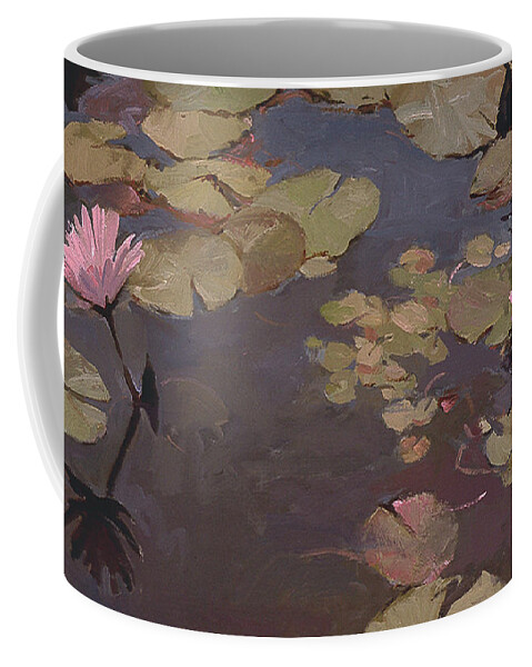Wate Lilies Coffee Mug featuring the painting Lilies II by Betty Jean Billups