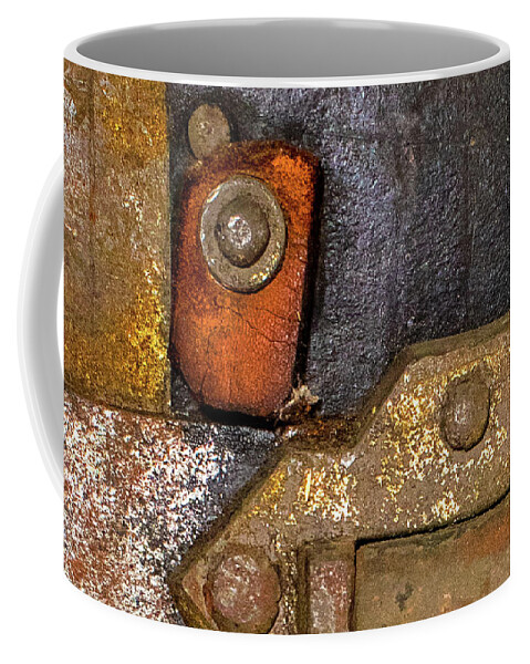Abstract Coffee Mug featuring the photograph Linear Textures by Ira Marcus