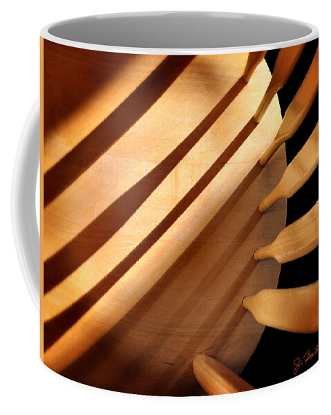 Still Life Coffee Mug featuring the photograph Lines and Shadows by Joe Bonita