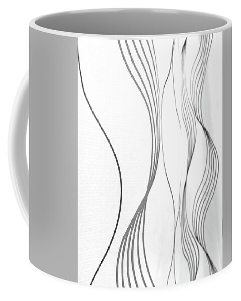 Abstract Art Coffee Mug featuring the photograph Lines by Ron Roberts