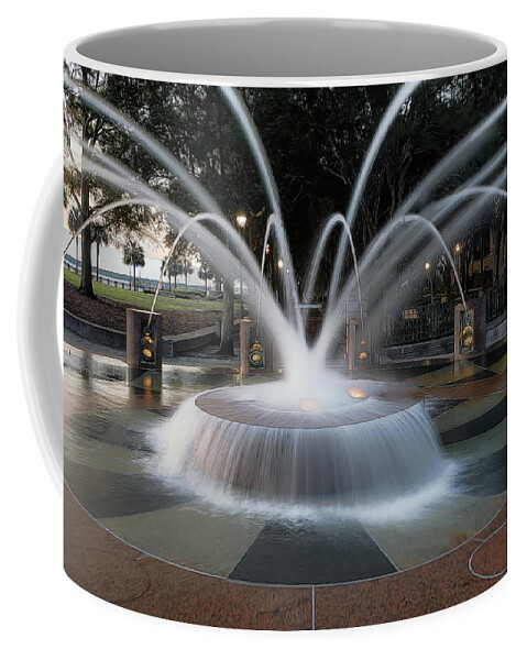 Charleston Coffee Mug featuring the digital art Let It Flow by John Kirkland
