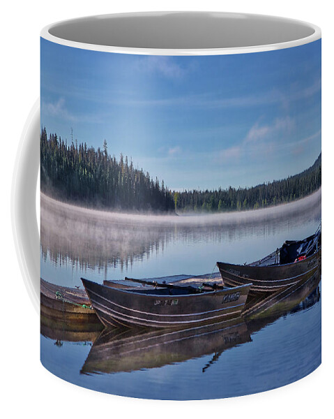 Morning Coffee Mug featuring the photograph Little Boats by Loyd Towe Photography