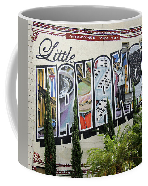Little Havana Coffee Mug featuring the photograph Little Havana - Miami, Florida - Wall Mural by Richard Krebs