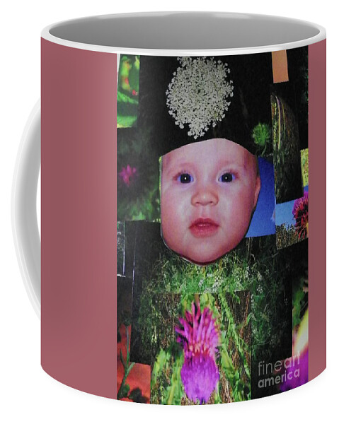  Coffee Mug featuring the photograph Little Mary Collage by Shirley Moravec