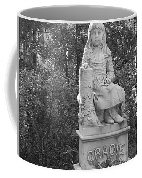 Gracie Coffee Mug featuring the photograph Little Miss Gracie BW by Lee Darnell