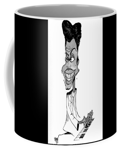Good Coffee Mug featuring the drawing Little Richard by Michael Hopkins