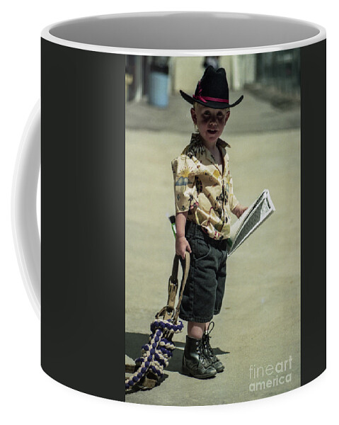 Arizona Coffee Mug featuring the photograph Little Trainer by Kathy McClure
