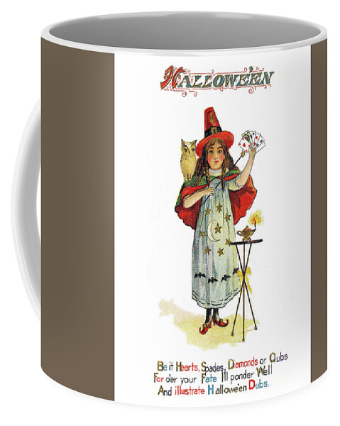 Little Girl Coffee Mug featuring the digital art Little Witch is Doing Tricks by Long Shot