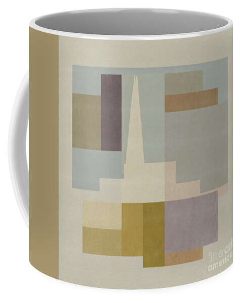 London Coffee Mug featuring the mixed media London Square - Shard by BFA Prints