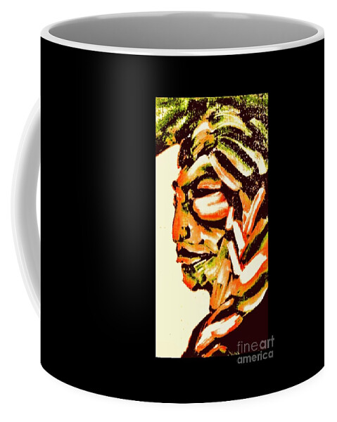 Lone Bear Coffee Mug featuring the photograph Lone Bear by Larry Campbell