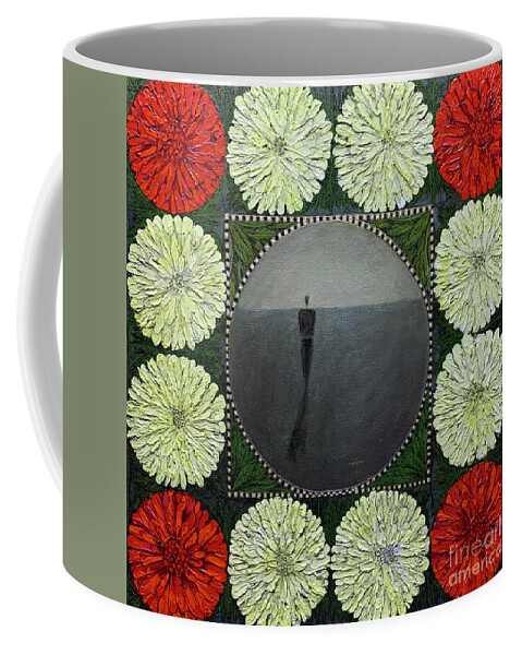  Coffee Mug featuring the painting Loneliness Of The Working Artist by James Lanigan Thompson MFA